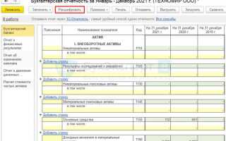 Где в 1с бухгалтерский баланс