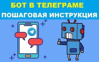 Как создавать ботов в telegram