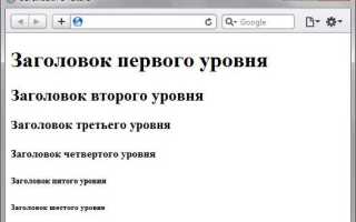 Как сделать заголовок ссылкой html