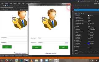 Как сделать авторизацию в visual studio