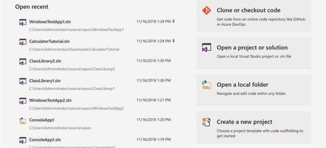 Где находится ярлык visual studio 2019