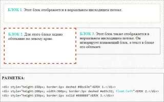 Как опустить элемент вниз html