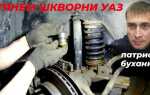 Как заменить шкворня на уаз