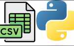 Как программой изменить csv python