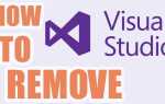 Как удалить проект в visual studio