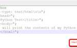Как интегрировать python в html
