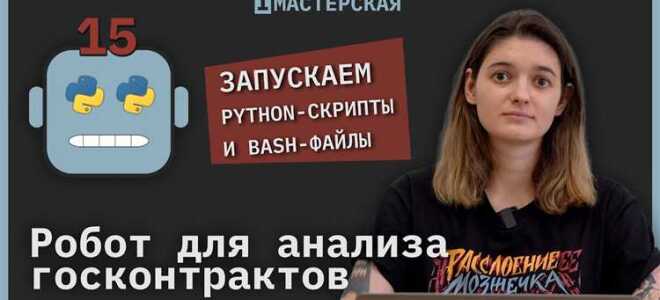 Как создать и запустить скрипт на python