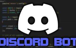Как установить discord js
