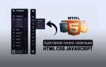 Как сделать панель навигации в html css