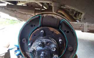 Как развести колодки на уаз 469