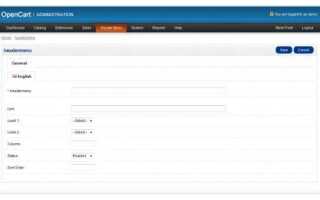 Как вставить код в head opencart