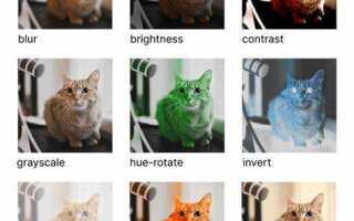 Как сделать фильтр черно белый html css