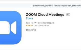 Как начать конференцию в zoom с телефона