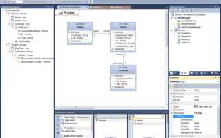Как сделать диаграмму классов в visual studio 2019