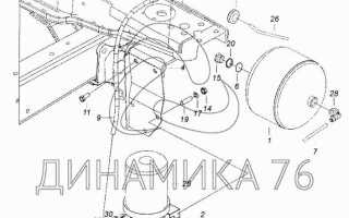 Как установить воздушную подушку камаз