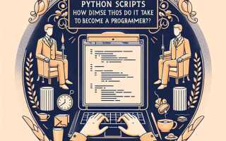 За какое время можно изучить python