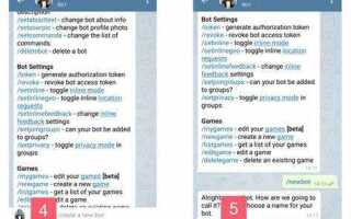Как разрешить боту доступ к сообщениям telegram