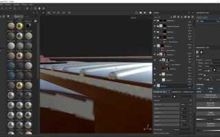 Как загрузить материал в substance painter