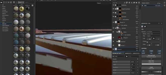 Как загрузить материал в substance painter