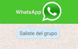 Как незаметно выйти из группы в whatsapp