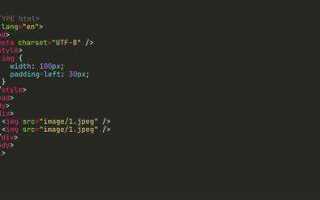 Как сделать расстояние между картинками в html