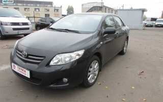 Сколько стоит toyota corolla 2008 года