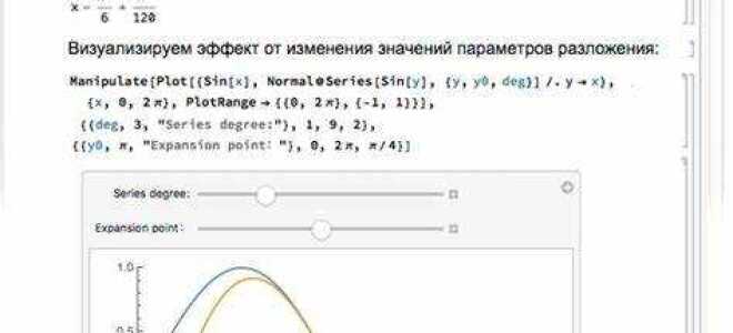 Как в mathematica wolfram построить график