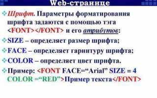 Что такое html формат