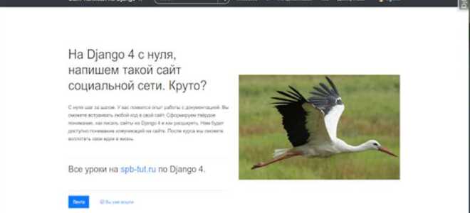 Как создать сайт на python django с нуля