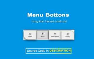 Как сделать менюшку в html