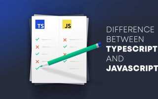 Чем typescript отличается от javascript