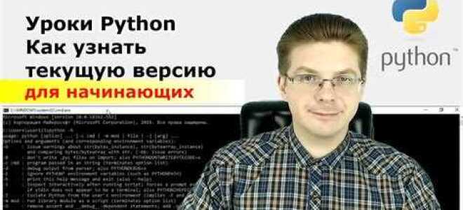 Как узнать версию python windows
