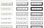 Как сделать рамки в таблице html
