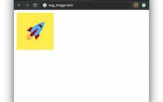 Как разместить svg в html