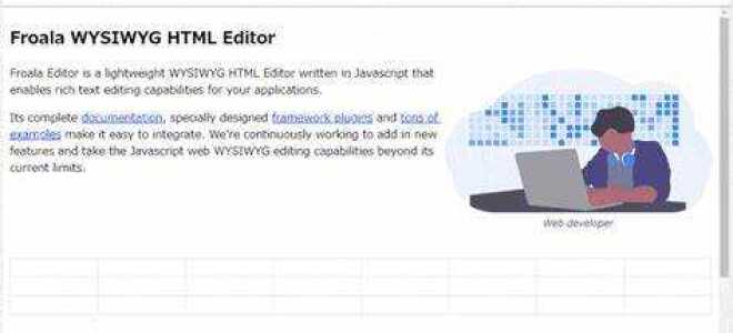 Какие возможности имеет html редактор wysiwyg