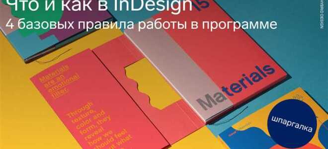 Какие форматы поддерживает indesign