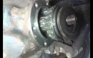 Как регулируют подшипники хвостовика на уаз патриот