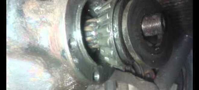 Как регулируют подшипники хвостовика на уаз патриот