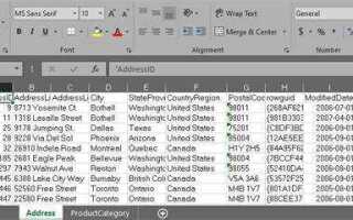 Как excel перевести в sql