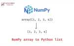 Как array превратить в list python