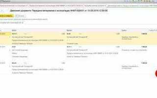 Как в 1с выдать спецодежду в эксплуатацию