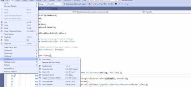 Почему в visual studio