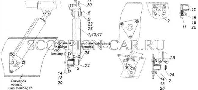 Как поднять кузов на камазе 6520 видео