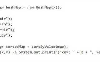Как работает map java