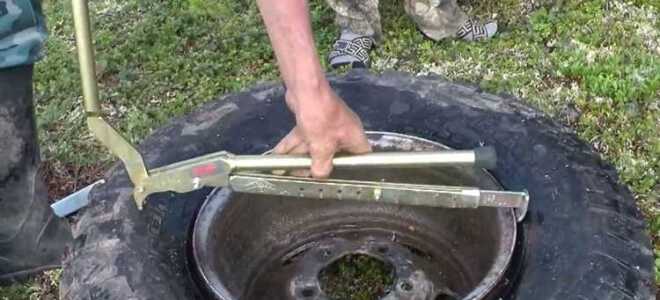 Как разбортировать колесо на камазе