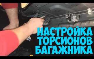 Как отрегулировать торсионы на луазе