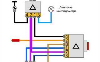 Как подключить аварийку на ваз