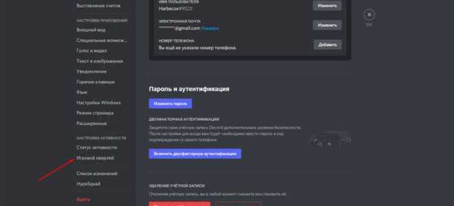Как активировать оверлей в discord