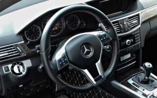 Как установить задняя полка mercedes w212