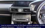 Как разобрать магнитолу lexus rx350 al10